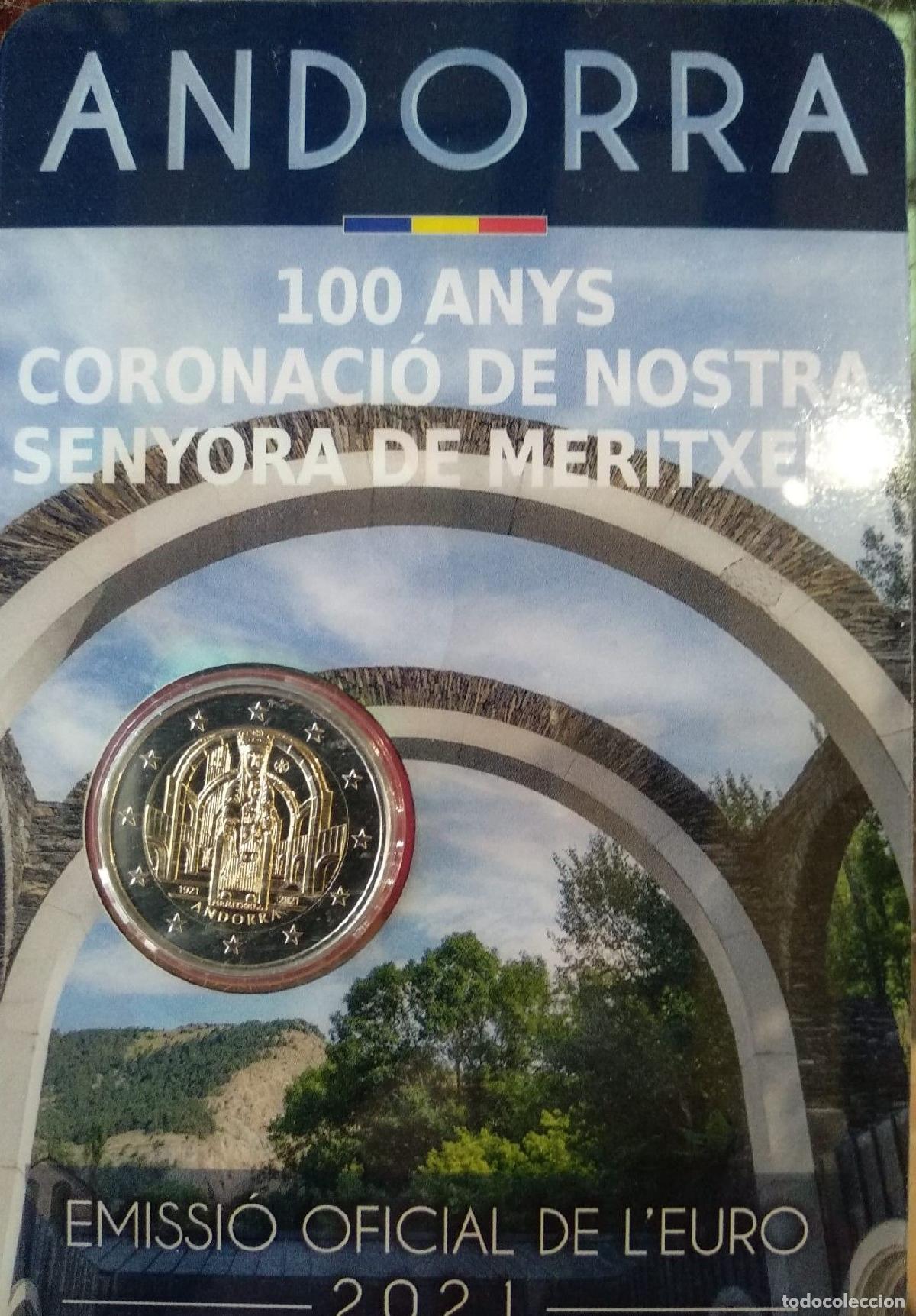 Monedas antiguas de Europa: HEUR0620 MONEDA ANDORRA 2 EUROS 2021 (Cuidado de mayores) COIN CARD