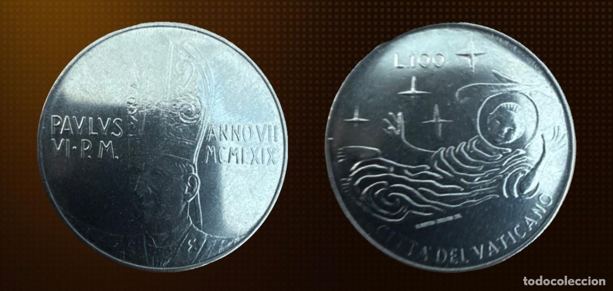 Monedas antiguas de Europa: Ciudad del Vaticano 100 liras &middot; 1969
