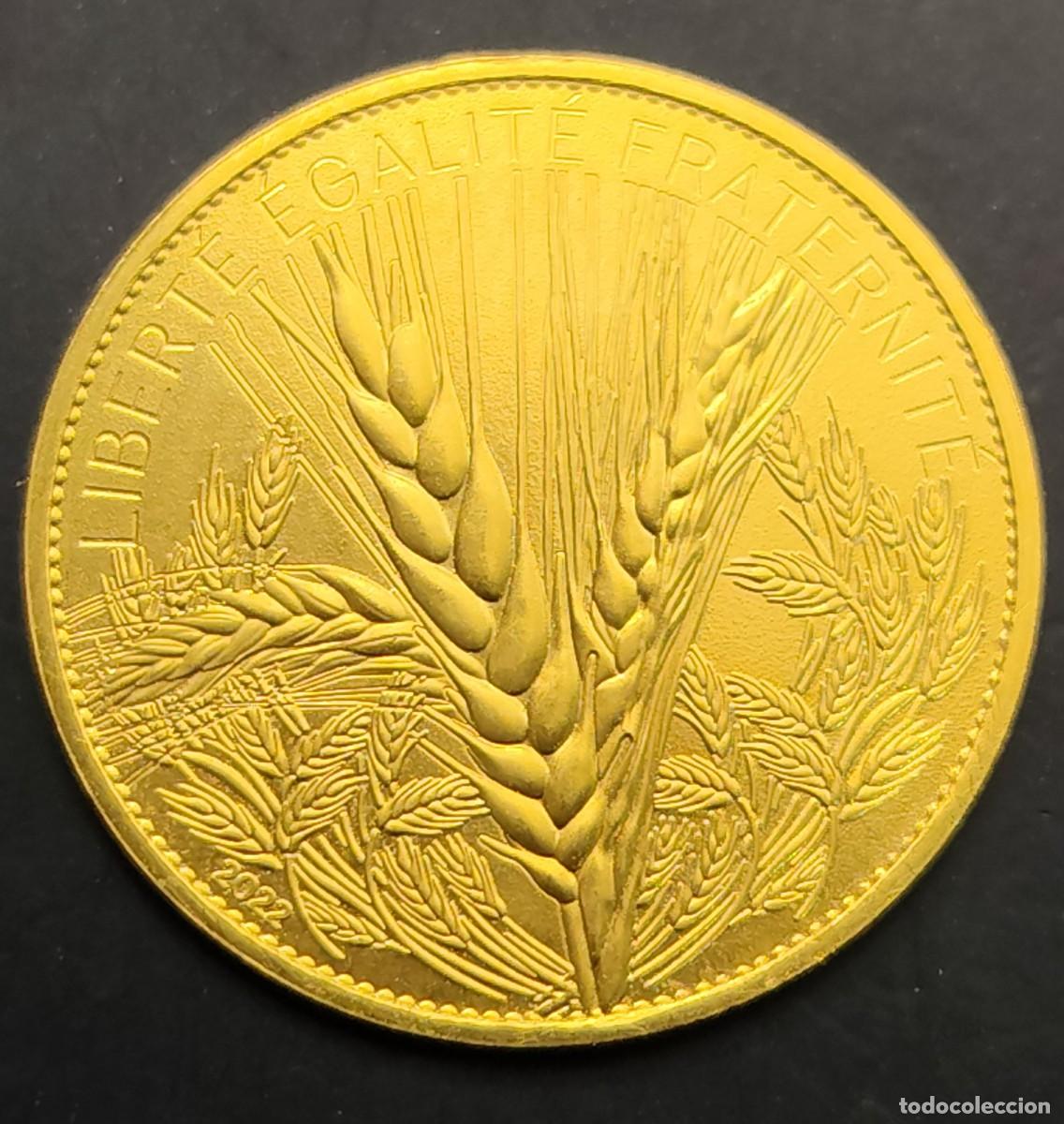 Monedas antiguas de Europa: FRANCIA A&Ntilde;O 2022 , 250 ORO (999) &rdquo; LIBERTAD FRATERNIDAD &rdquo; IGUALDAD