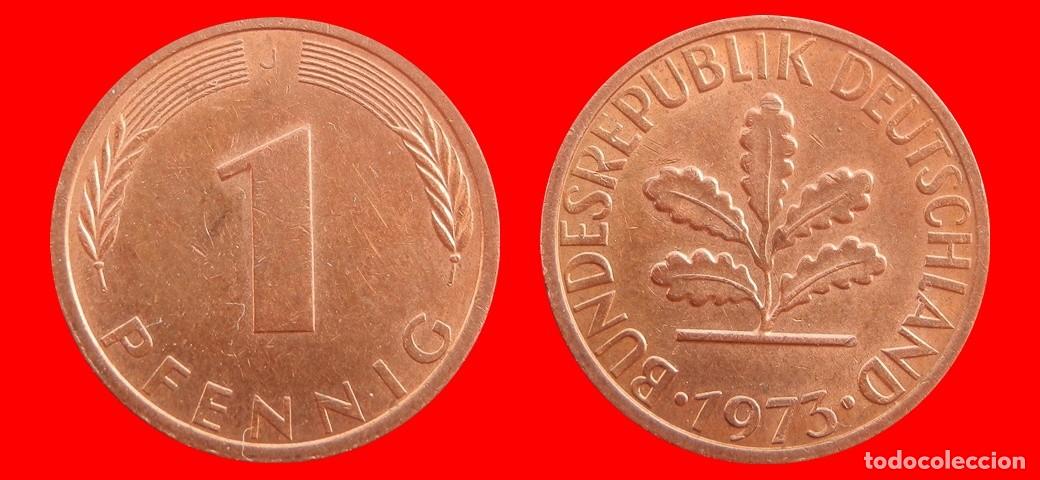 Monedas antiguas de Europa: 1 PFENNIG 1973-J BRD ALEMANIA-154300