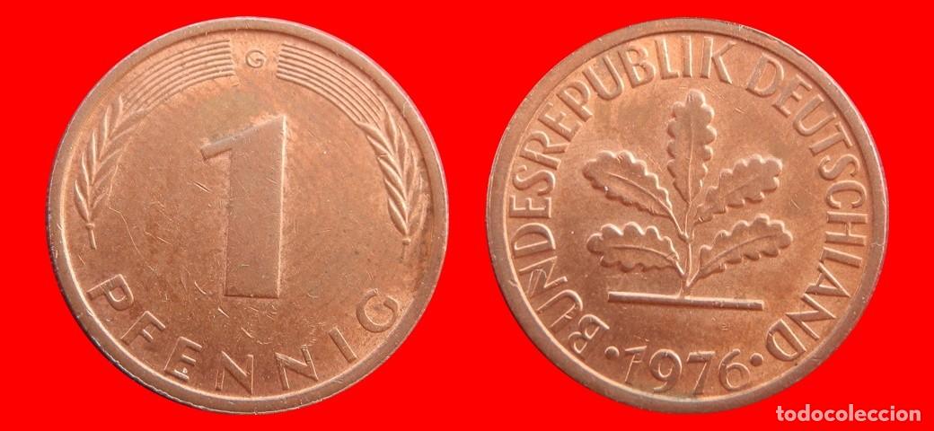 Monedas antiguas de Europa: 1 PFENNIG 1976-G BRD ALEMANIA-154309