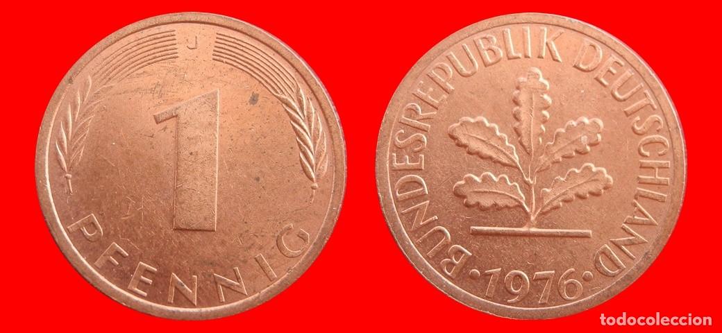 Monedas antiguas de Europa: 1 PFENNIG 1976-J BRD ALEMANIA-154310