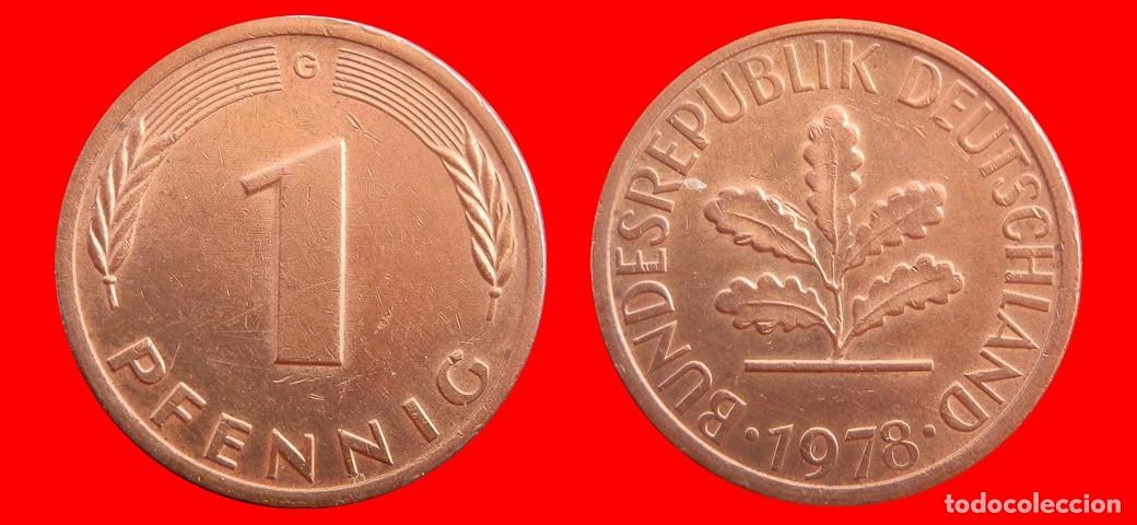Monedas antiguas de Europa: 1 PFENNIG 1978-G BRD ALEMANIA-154317