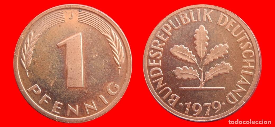 Monedas antiguas de Europa: 1 PFENNIG 1979-J BRD ALEMANIA-154322