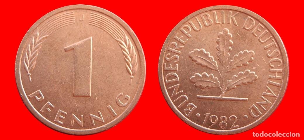 Monedas antiguas de Europa: 1 PFENNIG 1982-J BRD ALEMANIA-154334