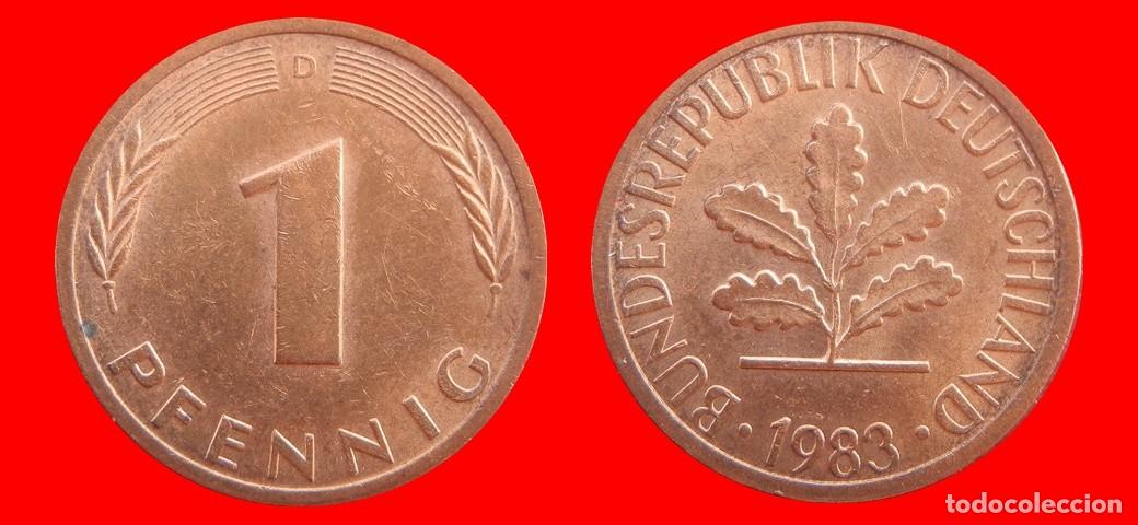 Monedas antiguas de Europa: 1 PFENNIG 1983-D BRD ALEMANIA-154335