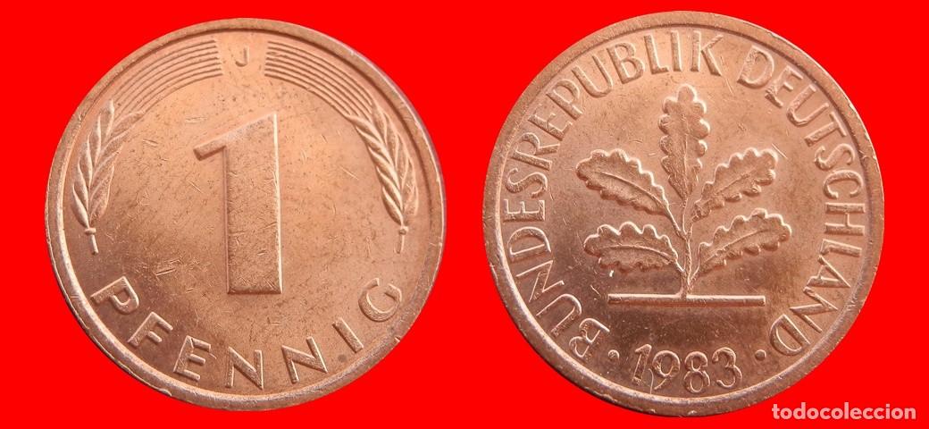 Monedas antiguas de Europa: 1 PFENNIG 1983-J BRD ALEMANIA-154338