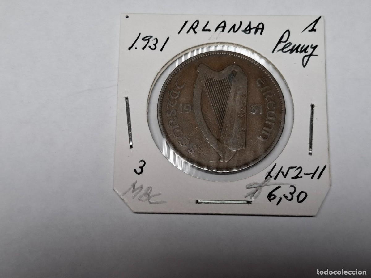 Monedas antiguas de Europa: 1 PENNY de 1831 KM 3 IRLANDA en MBC