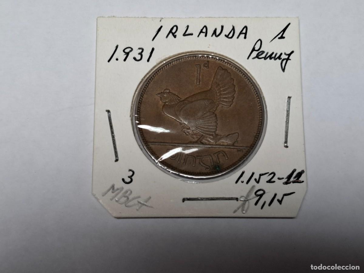 Monedas antiguas de Europa: 1 PENNY de 1831 KM 3 IRLANDA en MBC+