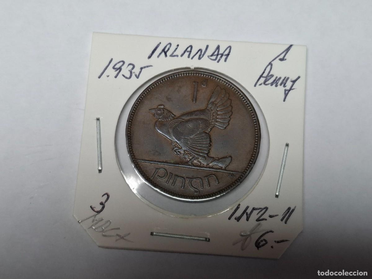 Monedas antiguas de Europa: 1 PENNY de 1935 KM 3 IRLANDA en MBC+