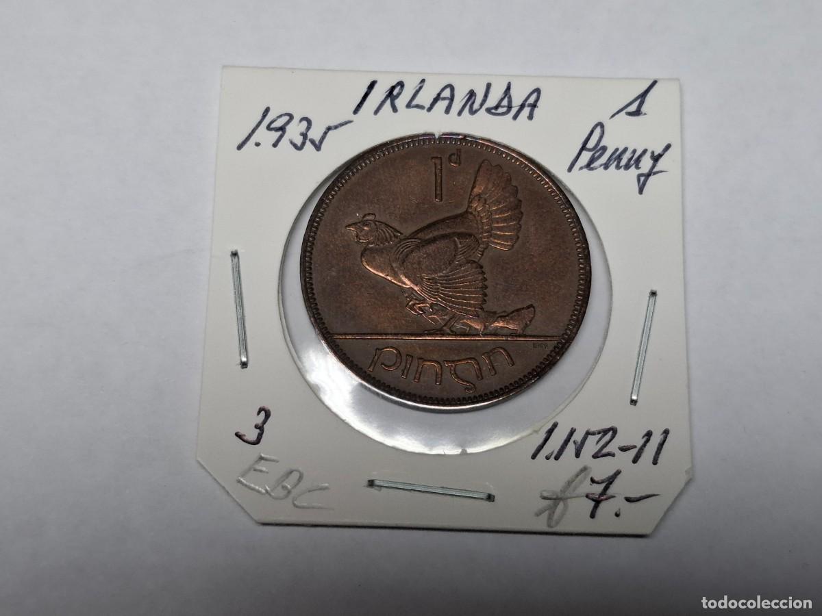 Monedas antiguas de Europa: 1 PENNY de 1935 KM 3 IRLANDA en EBC