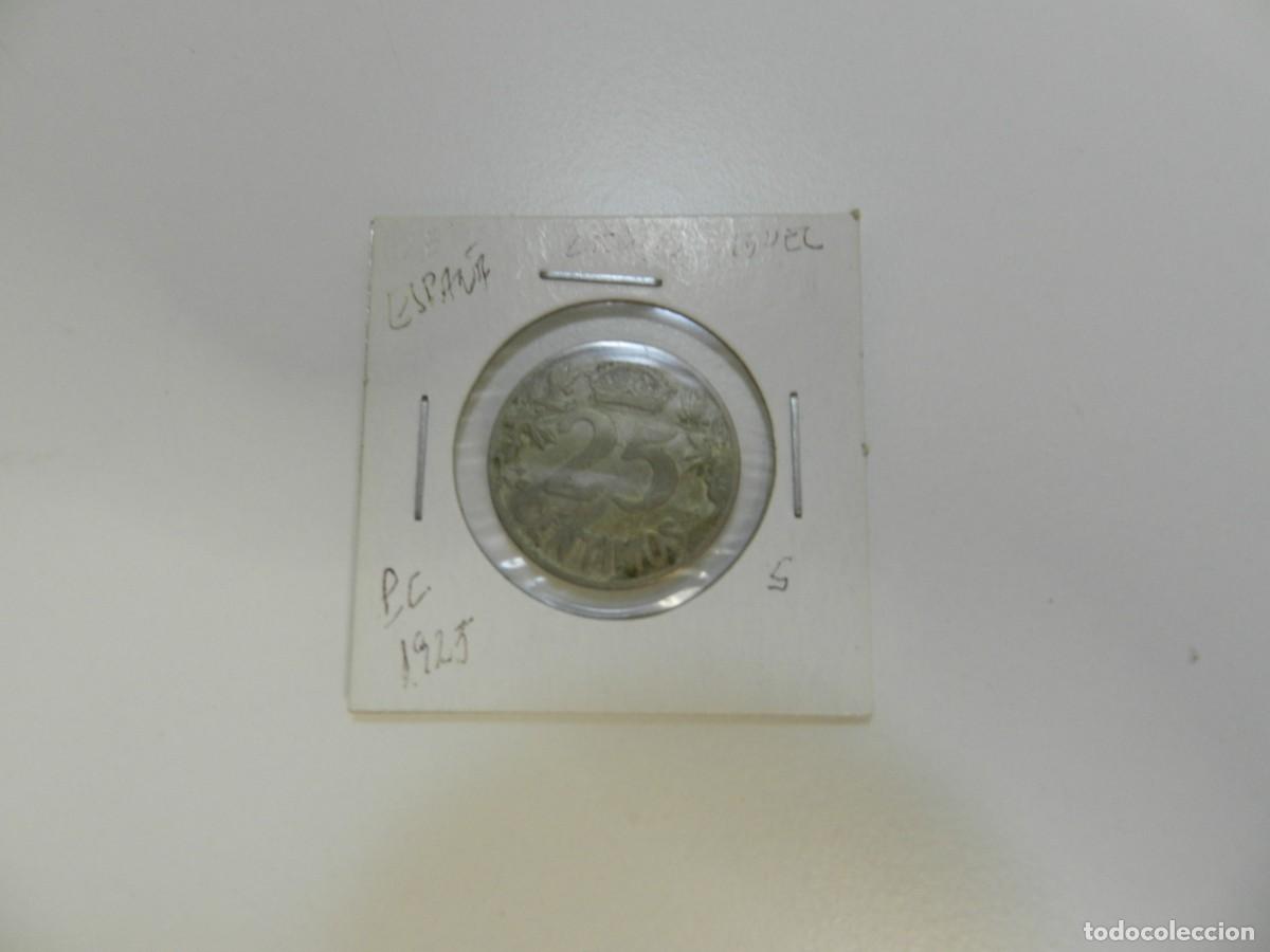 Monedas antiguas de Europa: 1 Moneda 25 c&eacute;ntimos Espa&ntilde;a 1925