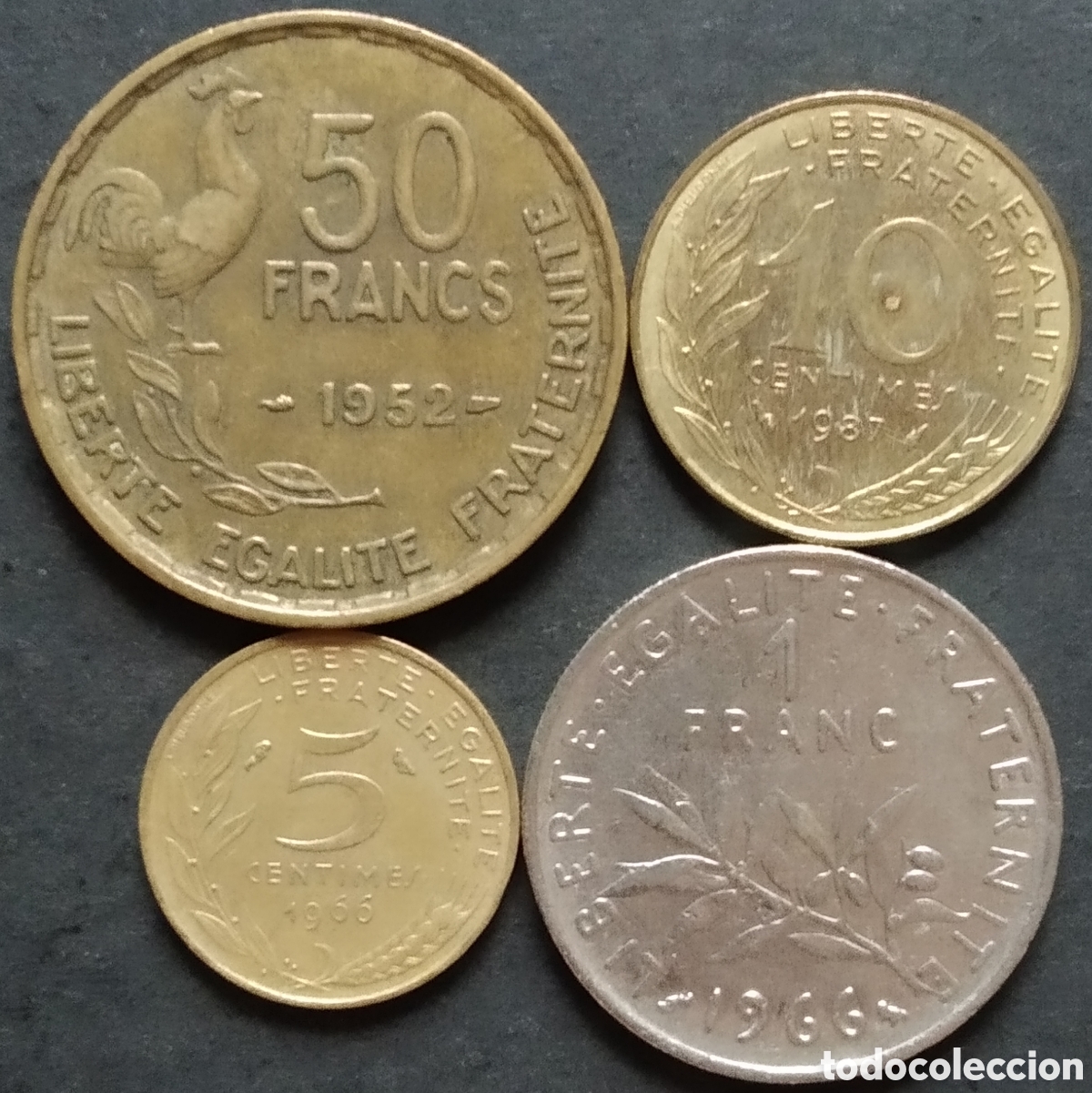 Monedas antiguas de Europa: LOTE MONEDAS N&deg; 0173 - LOTE DE 4 MONEDAS DIFERENTES FRANCIA