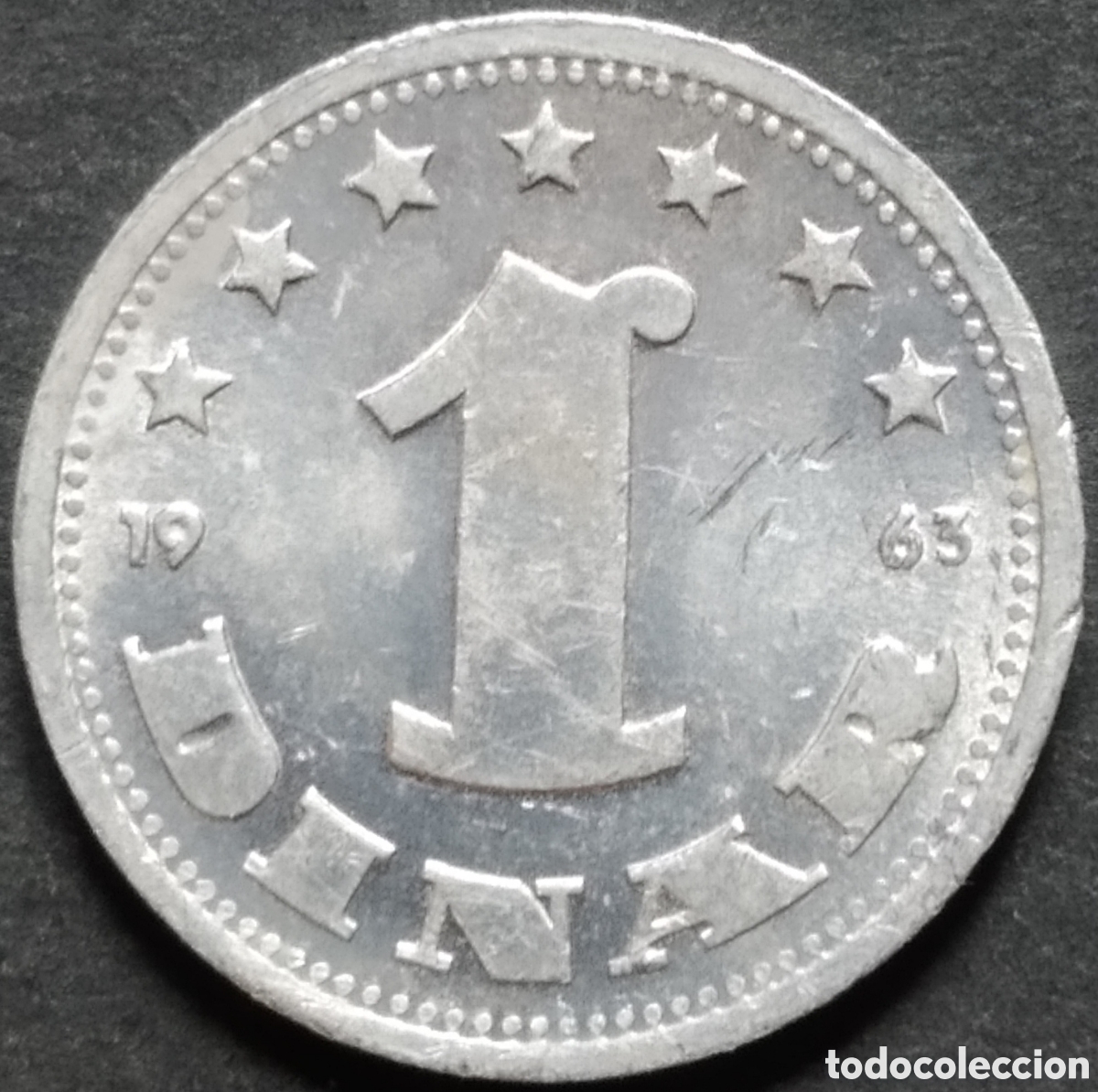 Monedas antiguas de Europa: MONEDA - YUGOSLAVIA 1 DINAR 1963