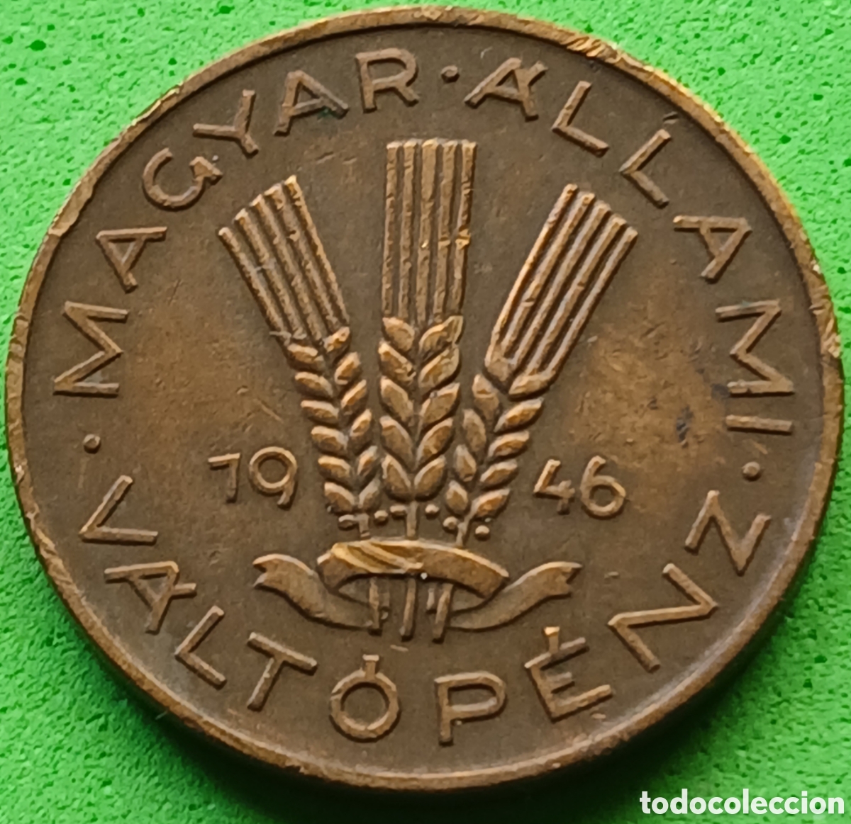 Monedas antiguas de Europa: Hungr&iacute;a 20 filler 1946 km#531