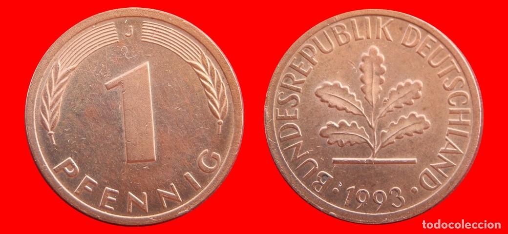 Monedas antiguas de Europa: 1 PFENNIG 1993-J BRD ALEMANIA-154361