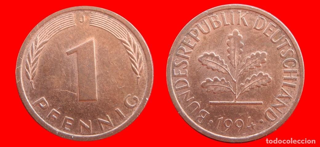 Monedas antiguas de Europa: 1 PFENNIG 1994-J BRD ALEMANIA-154366