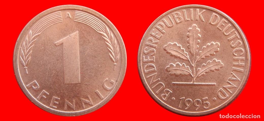 Monedas antiguas de Europa: 1 PFENNIG 1995-A BRD ALEMANIA-154367