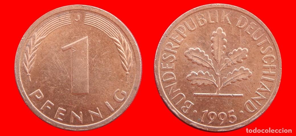 Monedas antiguas de Europa: 1 PFENNIG 1995-J BRD ALEMANIA-154371