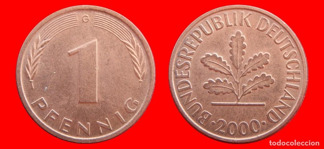 Monedas antiguas de Europa: 1 PFENNIG 2000-G BRD ALEMANIA-154384