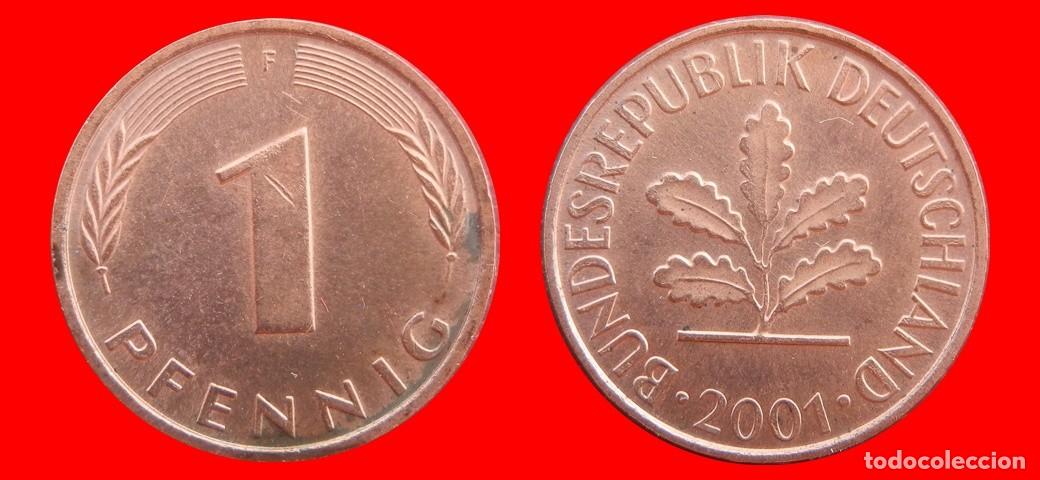 Monedas antiguas de Europa: 1 PFENNIG 2001-F BRD ALEMANIA-154386