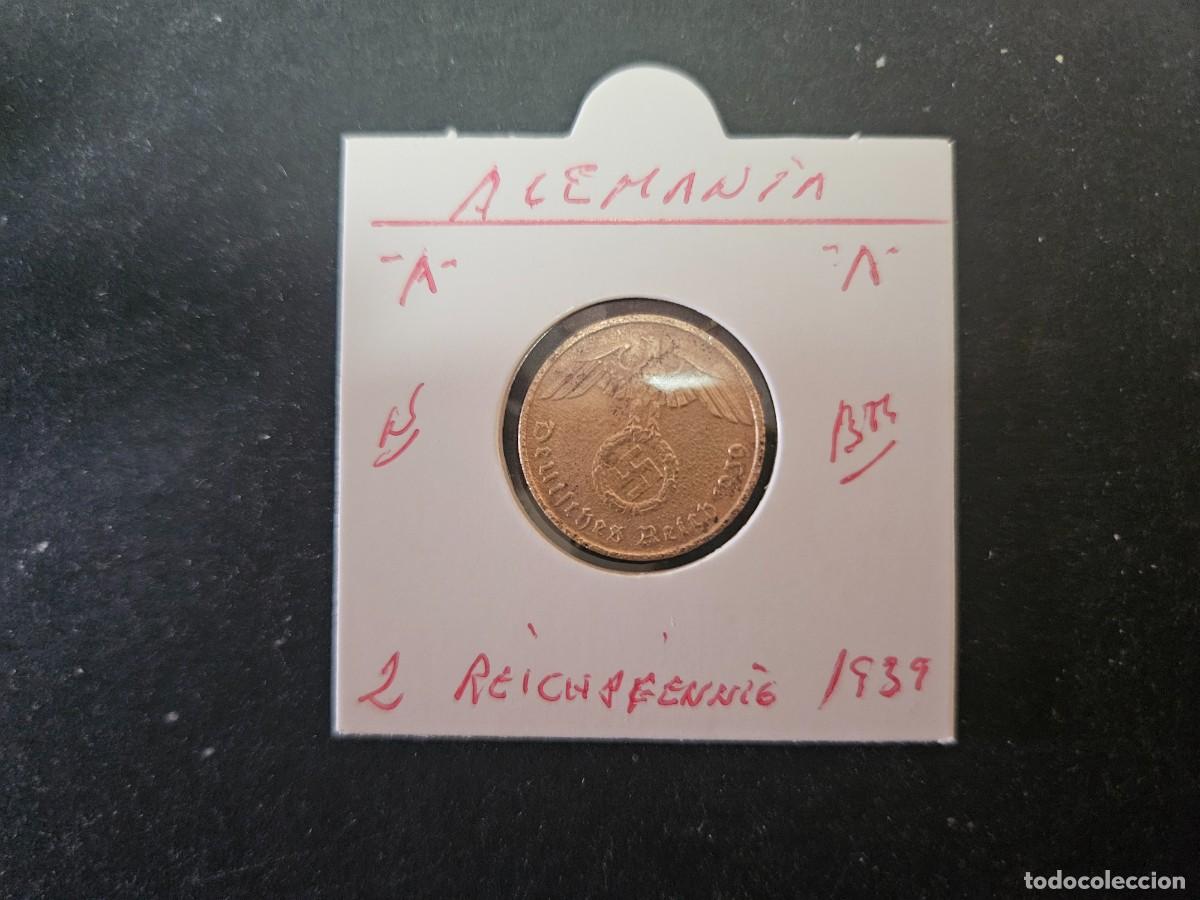 Monedas antiguas de Europa: ALEMANIA 1 REICHSPFENNIG 1939 KM=90 (BRONCE) CECA &rdquo;A&rdquo;