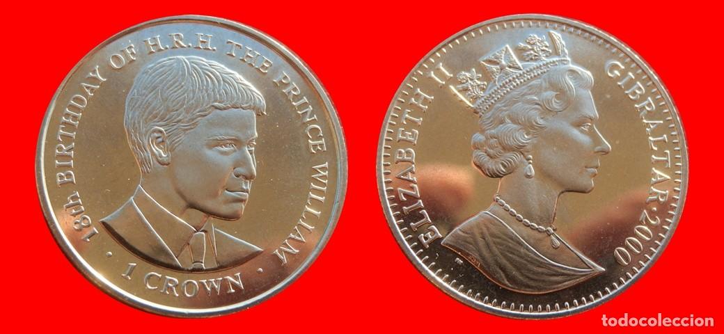 Monedas antiguas de Europa: 1 CORONA 2000 GIBRALTAR-9606SC