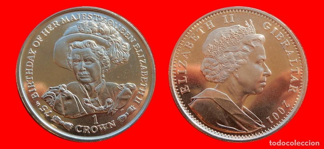 Monedas antiguas de Europa: 1 CORONA 2001 GIBRALTAR-9607SC