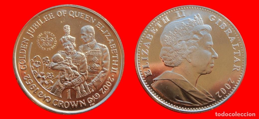 Monedas antiguas de Europa: 1 CORONA 2002 GIBRALTAR-9608SC