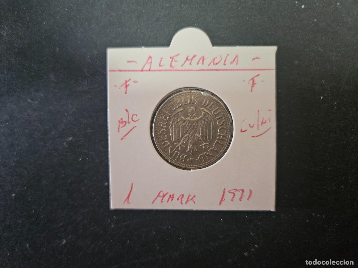 Monedas antiguas de Europa: ALEMANIA 1 MARK 1972 BC KM=110 (CUPRONIQUEL)) CECA &rdquo;F&rdquo;
