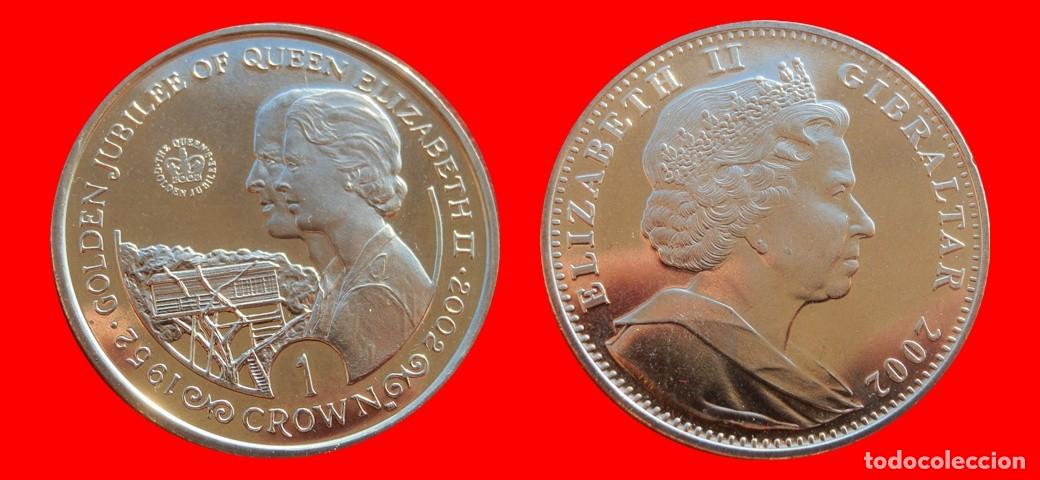 Monedas antiguas de Europa: 1 CORONA 2002 GIBRALTAR-9609SC