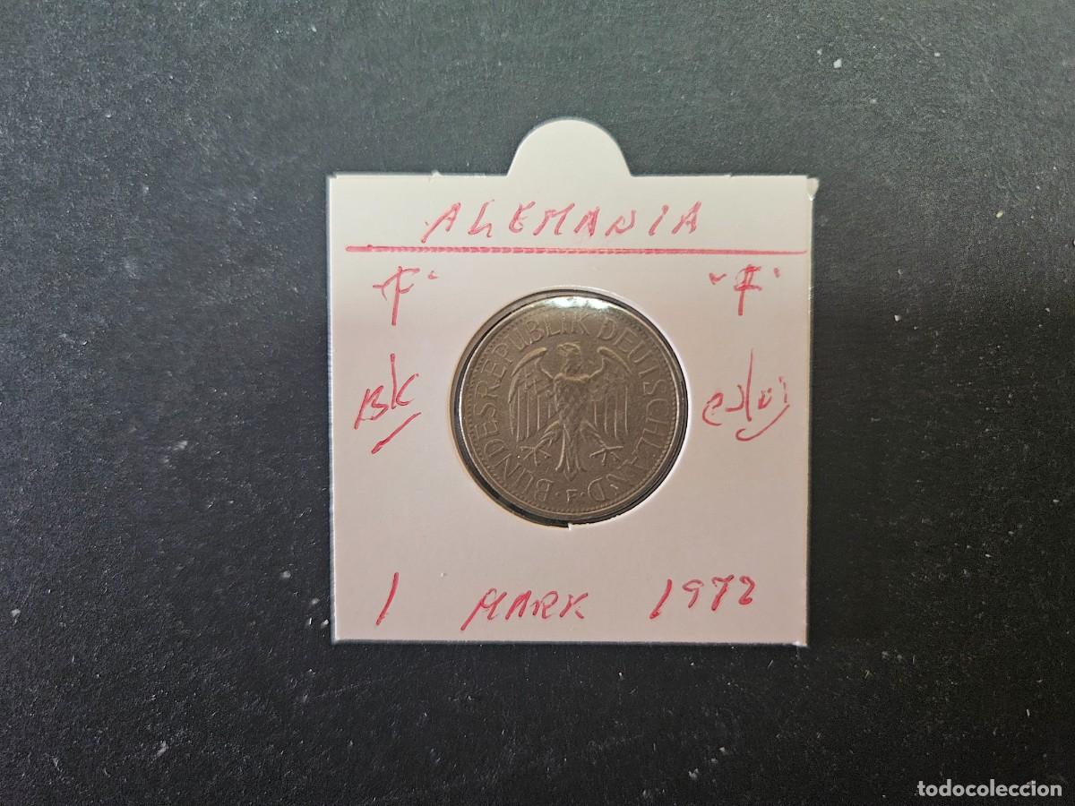 Monedas antiguas de Europa: ALEMANIA 1 MARK 1972 BC KM=110 (CUPRONIQUEL)) CECA &rdquo;F&rdquo;