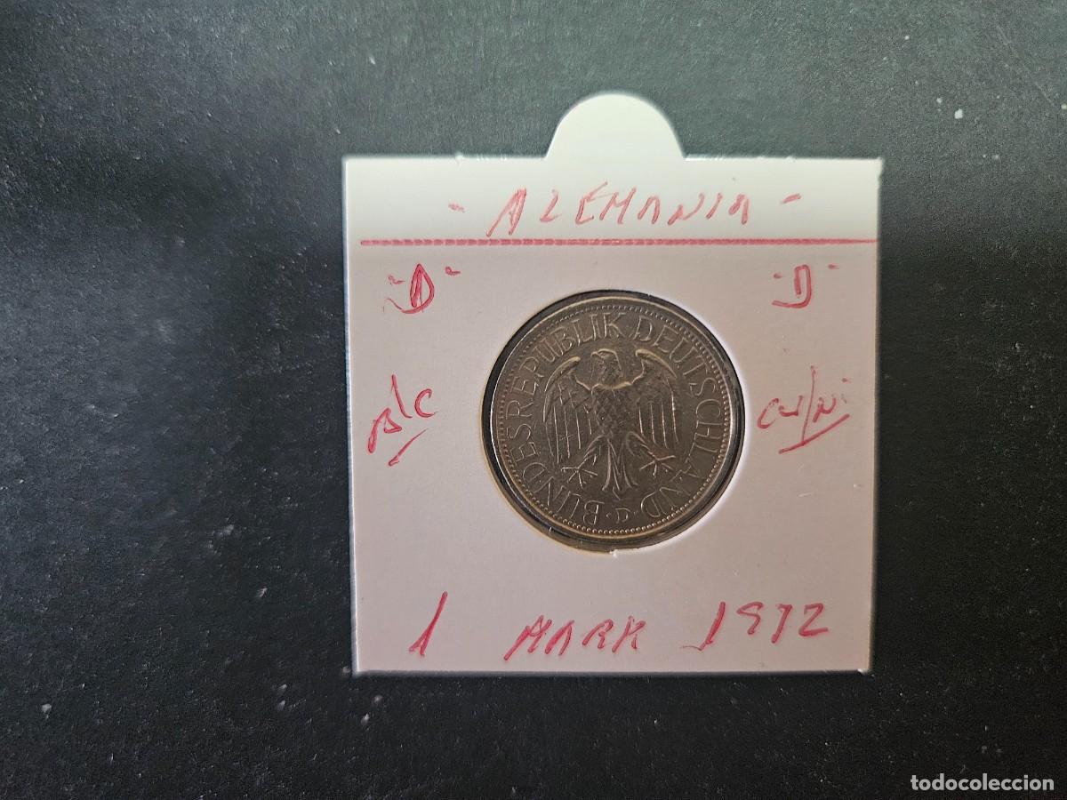 Monedas antiguas de Europa: ALEMANIA 1 MARK 1972 BC KM=110 (CUPRONIQUEL)) CECA &rdquo;D&rdquo;