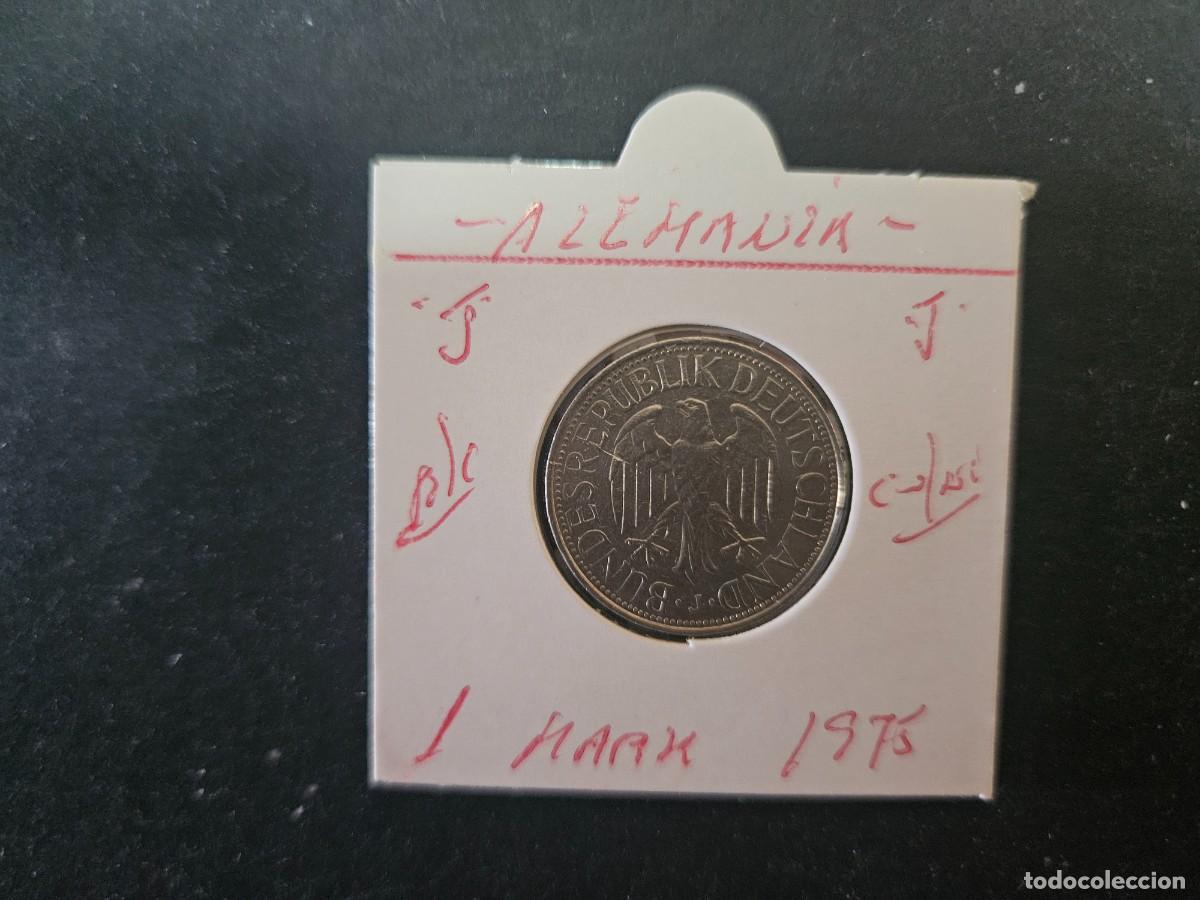 Monedas antiguas de Europa: ALEMANIA 1 MARK 1975 BC KM=110 (CUPRONIQUEL)) CECA &rdquo;J&rdquo;