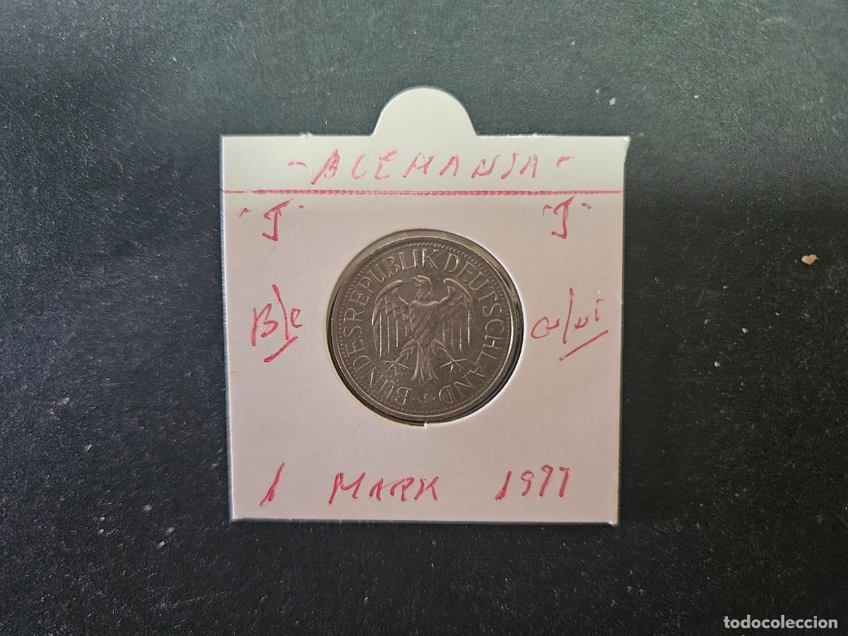Monedas antiguas de Europa: ALEMANIA 1 MARK 1977 BC KM=110 (CUPRONIQUEL)) CECA &rdquo;J&rdquo;