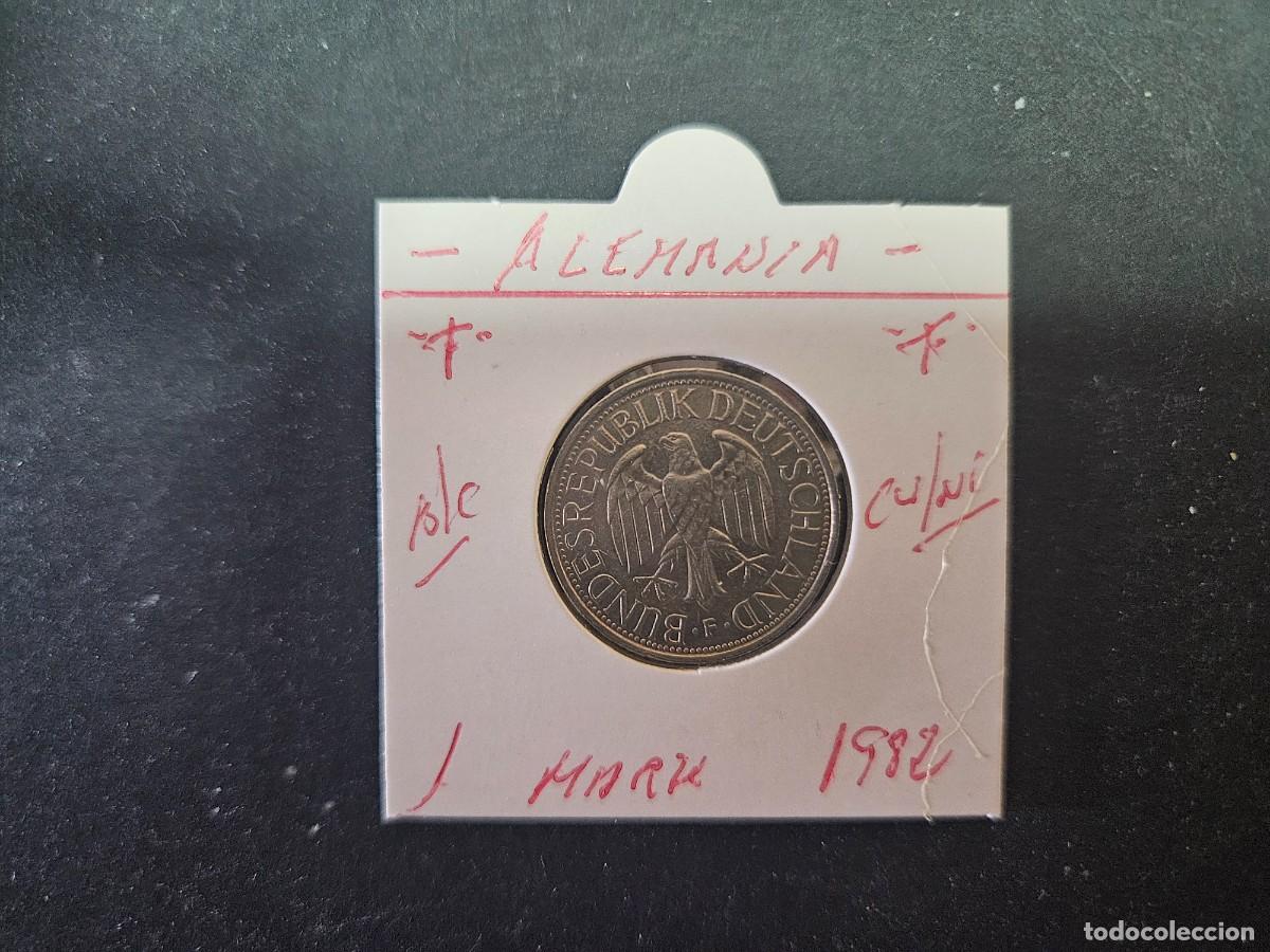 Monedas antiguas de Europa: ALEMANIA 1 MARK 1982 BC KM=110 (CUPRONIQUEL)) CECA &rdquo;F&rdquo;