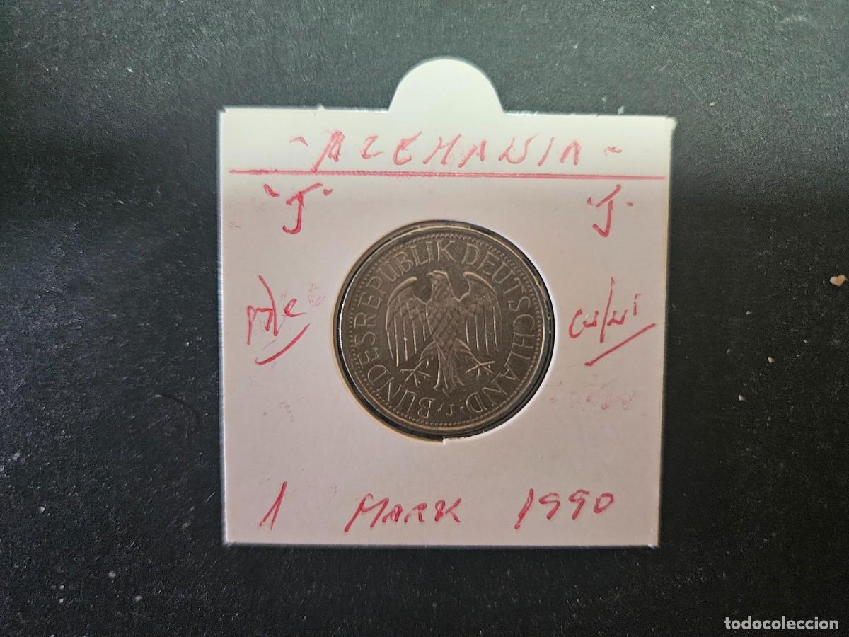 Monedas antiguas de Europa: ALEMANIA 1 MARK 1990 BC KM=110 (CUPRONIQUEL)) CECA &rdquo;J&rdquo;