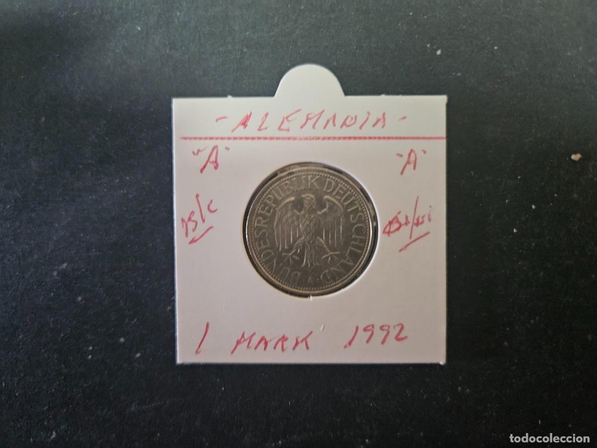 Monedas antiguas de Europa: ALEMANIA 1 MARK 1992 BC KM=110 (CUPRONIQUEL)) CECA &rdquo;A&rdquo;