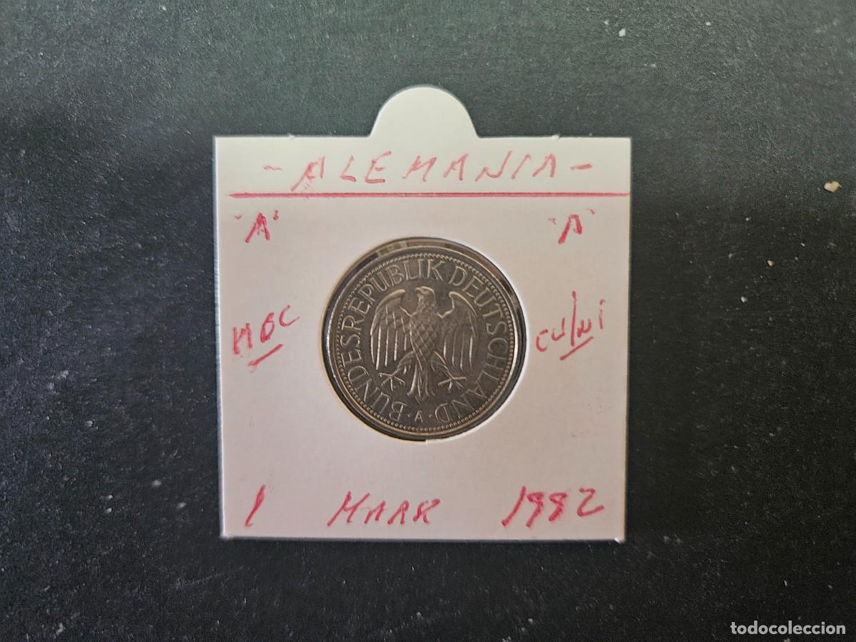 Monedas antiguas de Europa: ALEMANIA 1 MARK 1992 MBC KM=110 (CUPRONIQUEL)) CECA &rdquo;A&rdquo;