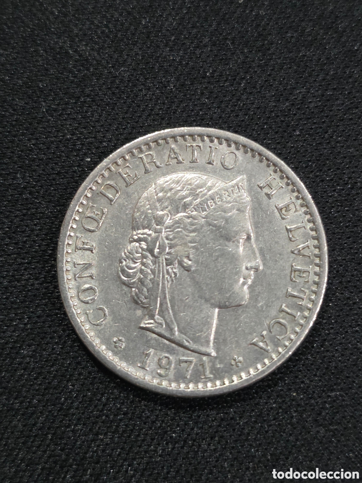 Monedas antiguas de Europa: 20 Rappen Suiza 1971 - PEDIDO M&Iacute;NIMO 5&euro;