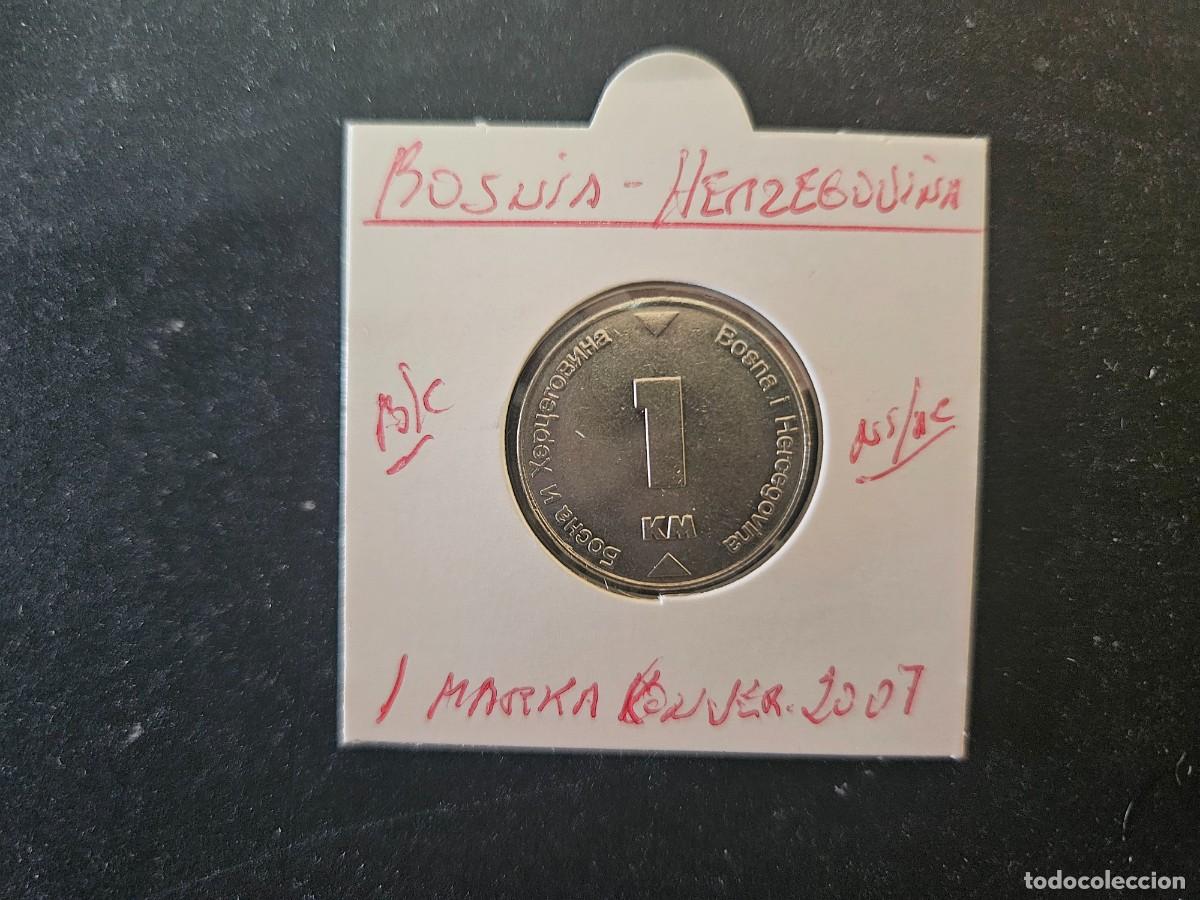 Monedas antiguas de Europa: BOSNIA HERZEGOVINA 1 MARKA KONVERTIBLE 2007 BC KM=118 (NIQUEL-ACERO)