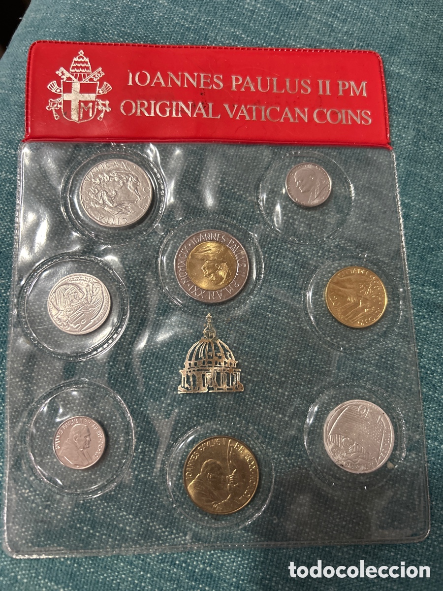 Monedas antiguas de Europa: set oficial de monedas de la Ciudad del Vaticano