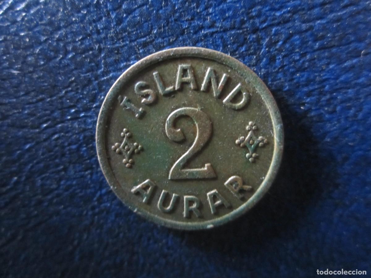 Monedas antiguas de Europa: Islandia 2 aurar 1942