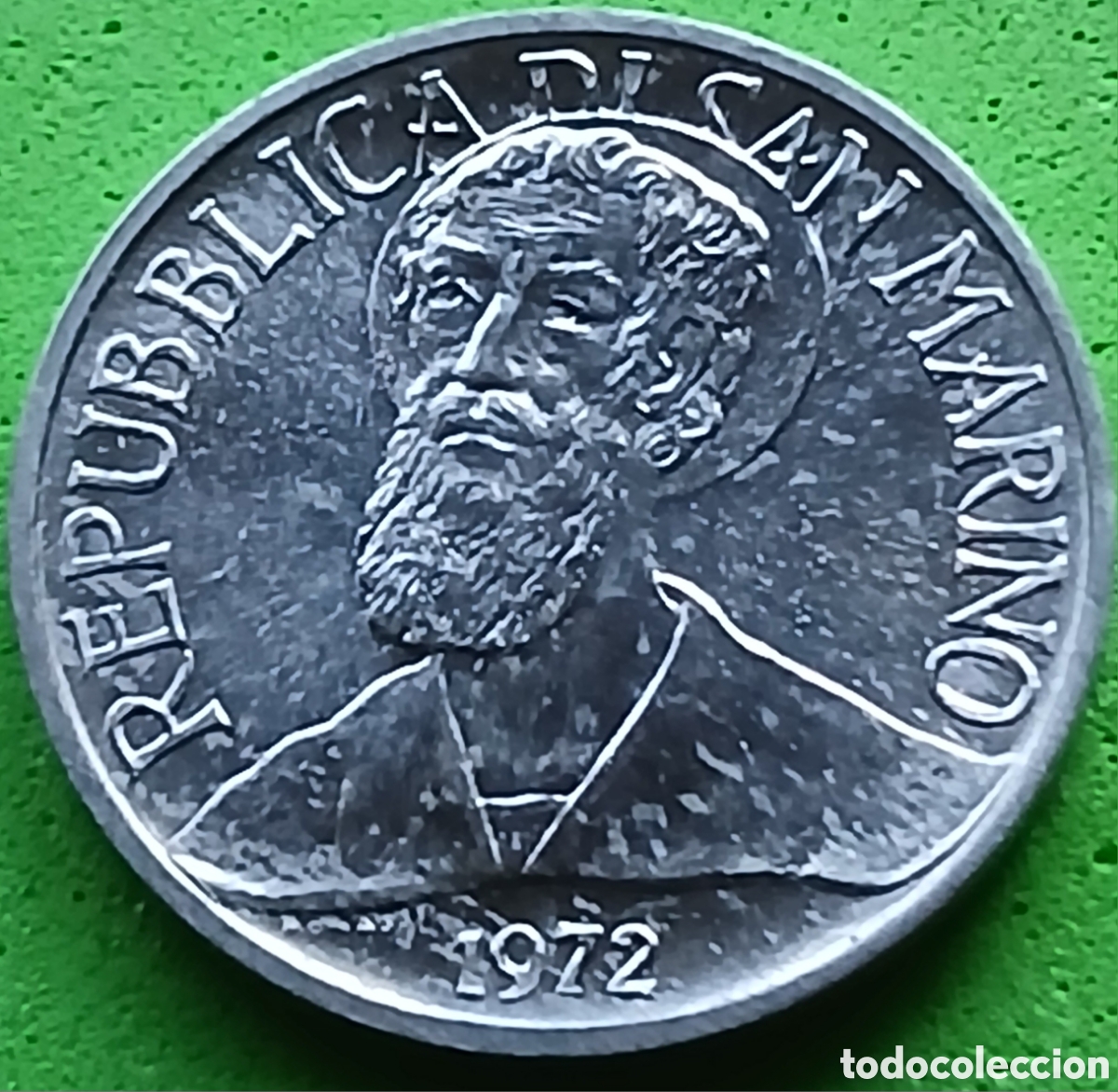Monedas antiguas de Europa: San Marino 1 lira 1972 km#14