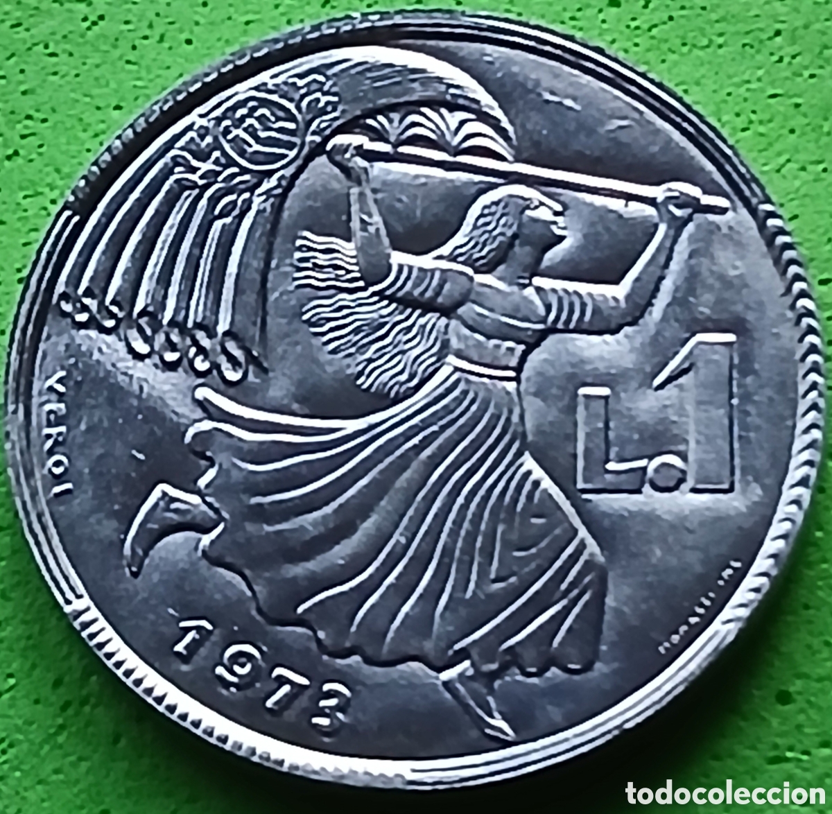 Monedas antiguas de Europa: San Marino 1 lira 1973 km#22