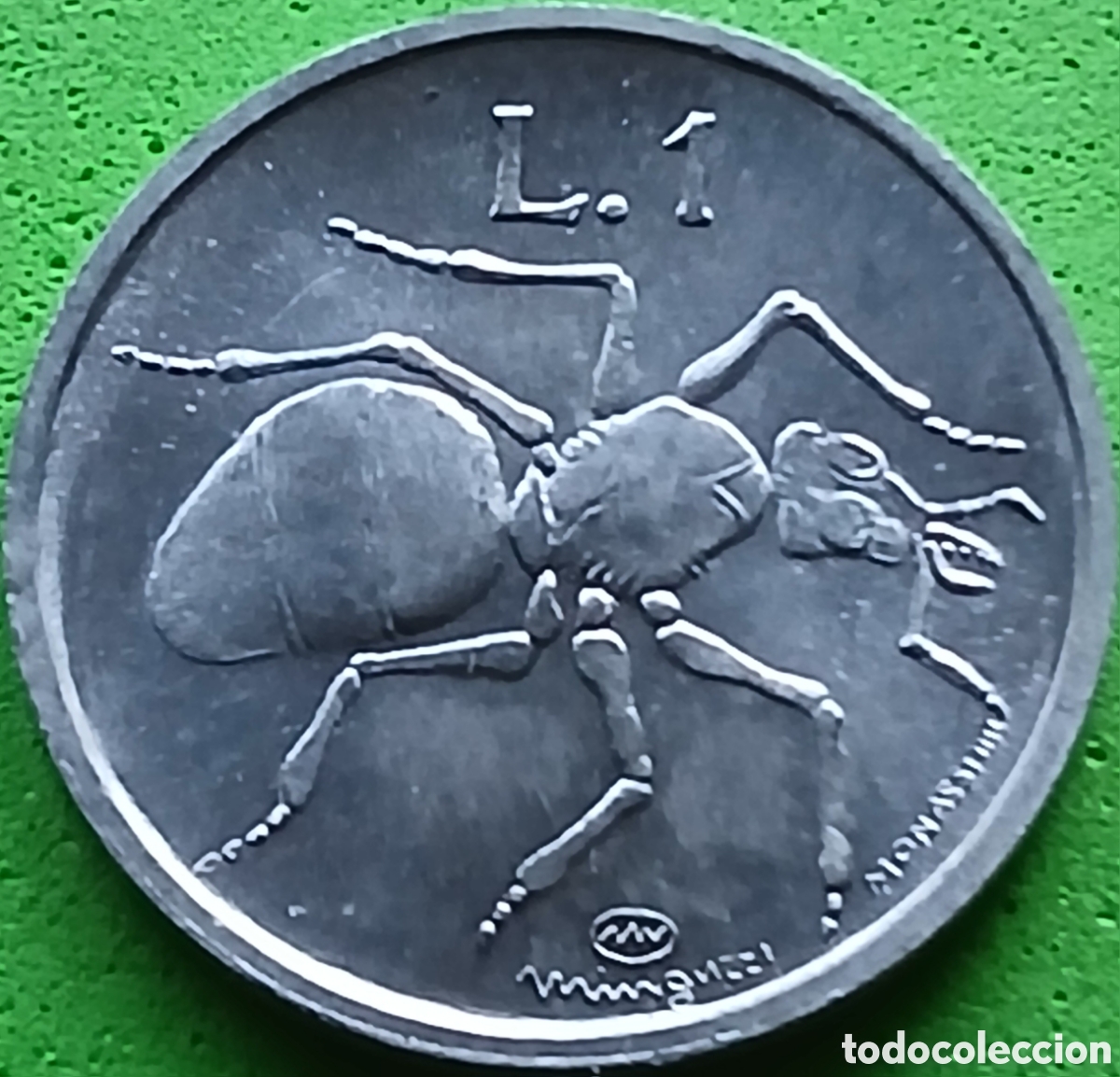 Monedas antiguas de Europa: San Marino 1 lira 1974 km#30