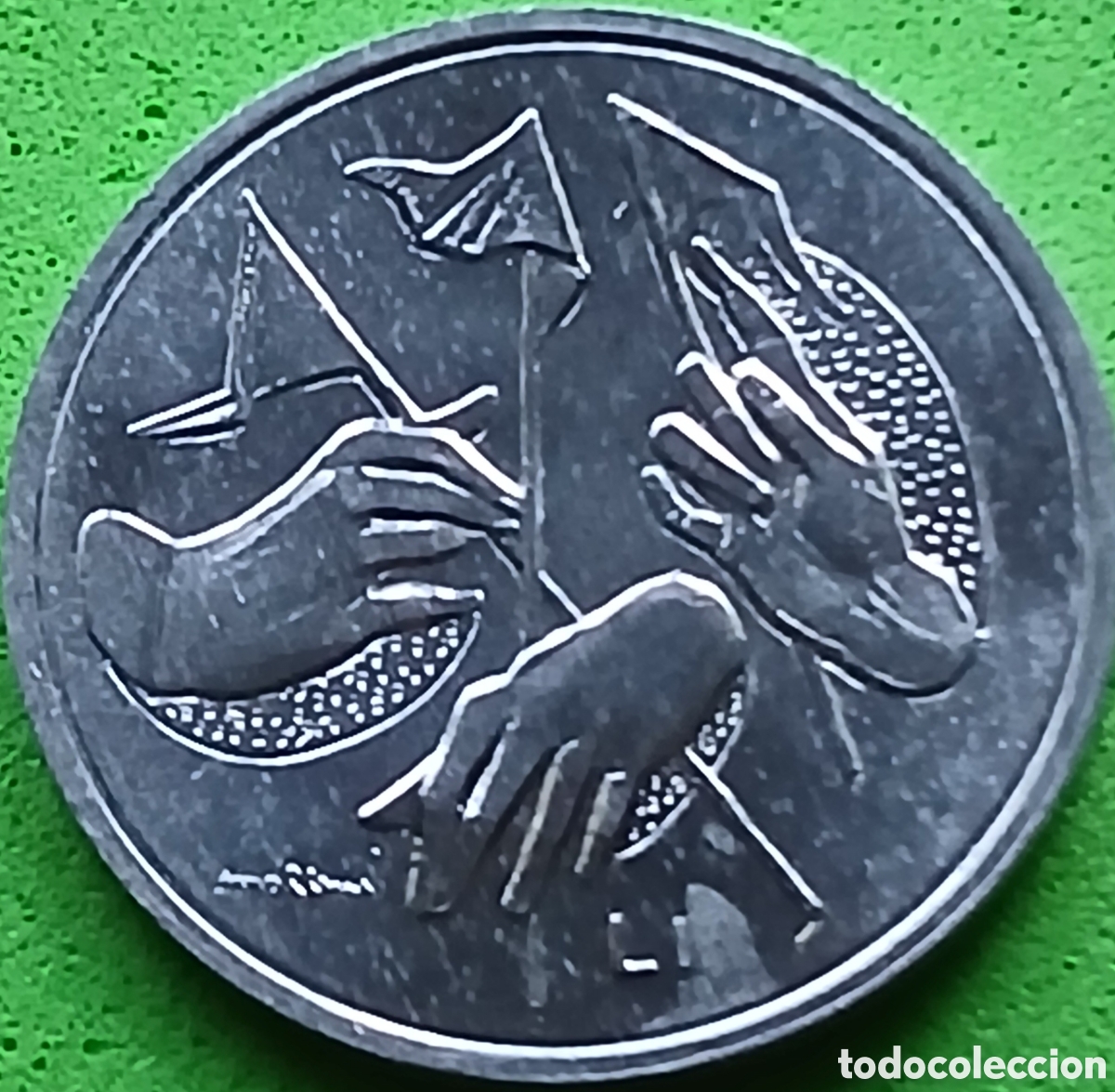 Monedas antiguas de Europa: San Marino 1 lira 1976 km#51 Rep&uacute;blica