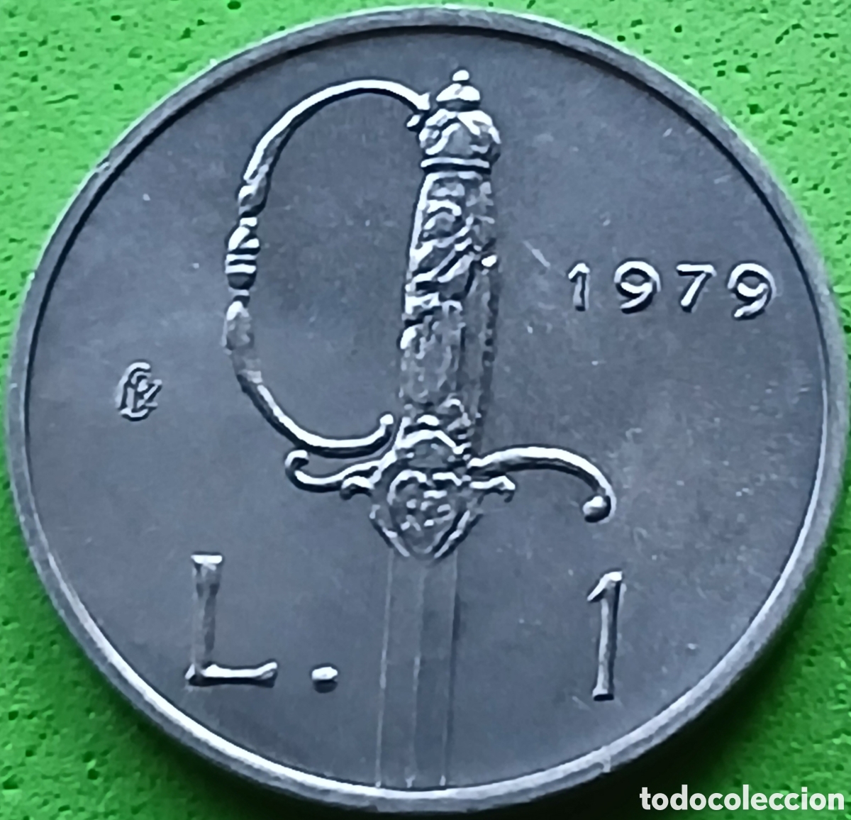 Monedas antiguas de Europa: San Marino 1 lira 1979 km#89 &Oacute;rganos institucionales del estado