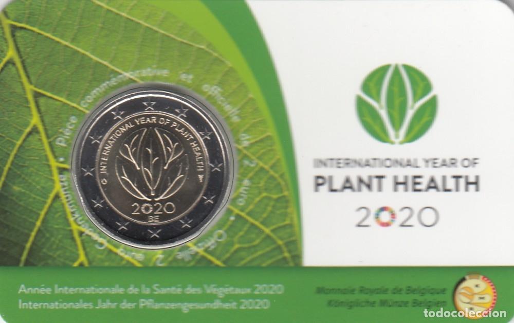 Monedas antiguas de Europa: HEUR0412 MONEDA BELGICA 2 EUROS 2020 (Sanidad vegetal) COIN CARD