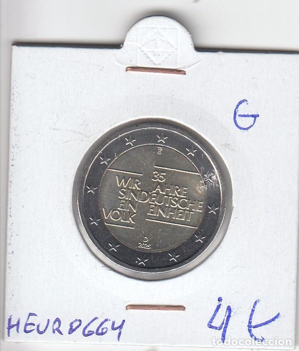 Monedas antiguas de Europa: HEUR0664 MONEDA ALEMANIA 2 EUROS 2025 Letra G (Unidad alemana)